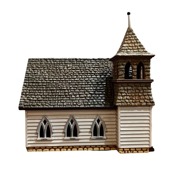 VTG Hallmark Sarah Plain and Tall House Christmas Collection-The Country Church - Picture 2 of 5